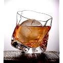 RFS Italian Premium Aqua Crystal Clear Whiskey Scotch Glass Transparent Glass for Cafe, Kitchen, Restaurant Perfect Serving for Juice, Whisky, Scotch, Cocktails (7435, 10 pcs)