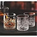 RFS Italian Premium Aqua Crystal Clear Whiskey Scotch Glass Transparent Glass for Cafe, Kitchen, Restaurant Perfect Serving for Juice, Whisky, Scotch, Cocktails (9728, 4 pcs)