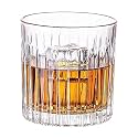 RFS Italian Premium Aqua Crystal Clear Whiskey Scotch Glass Transparent Glass for Cafe, Kitchen, Restaurant Perfect Serving for Juice, Whisky, Scotch, Cocktails (4716, 4 pcs)