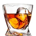 RFS Italian Premium Aqua Crystal Clear Whiskey Scotch Glass Transparent Glass for Cafe, Kitchen, Restaurant Perfect Serving for Juice, Whisky, Scotch, Cocktails (5638, 8 pcs)