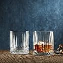 RFS Italian Premium Aqua Crystal Clear Whiskey Scotch Glass Transparent Glass for Cafe, Kitchen, Restaurant Perfect Serving for Juice, Whisky, Scotch, Cocktails (6829, 2 pcs)