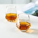 RFS Italian Premium Aqua Crystal Clear Whiskey Scotch Glass Transparent Glass for Cafe, Kitchen, Restaurant Perfect Serving for Juice, Whisky, Scotch, Cocktails (6329, 10 pcs)