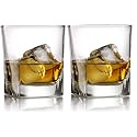 RFS Italian Premium Aqua Crystal Clear Whiskey Scotch Glass Transparent Glass for Cafe, Kitchen, Restaurant Perfect Serving for Juice, Whisky, Scotch, Cocktails (2748, 6 pcs)