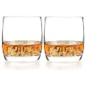 RFS Italian Premium Aqua Crystal Clear Whiskey Scotch Glass Transparent Glass for Cafe, Kitchen, Restaurant Perfect Serving for Juice, Whisky, Scotch, Cocktails (3276, 6 pcs)