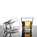RFS Italian Premium Aqua Crystal Clear Whiskey Scotch Glass Transparent Glass for Cafe, Kitchen, Restaurant Perfect Serving for Juice, Whisky, Scotch, Cocktails (9557, 12 pcs)
