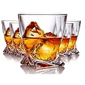 RFS Italian Premium Aqua Crystal Clear Whiskey Scotch Glass Transparent Glass for Cafe, Kitchen, Restaurant Perfect Serving for Juice, Whisky, Scotch, Cocktails(5638, 6 pcs)