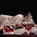 RFS Italian Premium Aqua Crystal Clear Whiskey Scotch Glass Transparent Glass for Cafe, Kitchen, Restaurant Perfect Serving for Juice, Whisky, Scotch, Cocktails (8227, 6 pcs)
