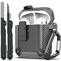 RFUNGUANGO for AirPods 2 Case Carbon Fiber