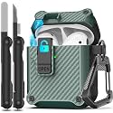 RFUNGUANGO AirPods 2 Case with Lock Magnetic