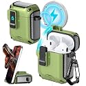 RFUNGUANGO AirPods 2 Case with Lock Magnetic