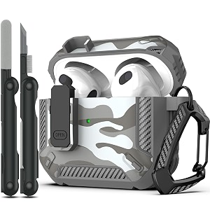 RFUNGUANGO for AirPods 3 Case Carbon Fiber