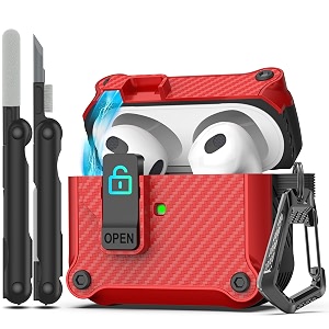RFUNGUANGO AirPods 3 Case with Lock Magnetic