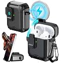 RFUNGUANGO AirPods 2 Case with Lock Magnetic