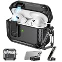 RFUNGUANGO for AirPods Pro 2 Case Black