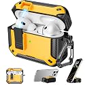 RFUNGUANGO for AirPods Pro 2 Case Yellow