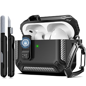 RFUNGUANGO for AirPods Pro 3 Case Carbon