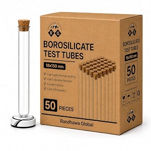 rg borosilicate glass test tubes with wooden cork  for return gifts party favors wedding favours baby showers candy containers sand art amp diy projects  50 18mm x 150 mm