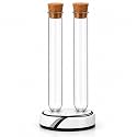 RG® Borosilicate Glass Test Tubes with wooden Cork || For Return Gifts, Party Favors, Wedding Favours, Baby Showers, Candy Containers, Sand Art & DIY Projects || (2, 18mm x 150 mm)