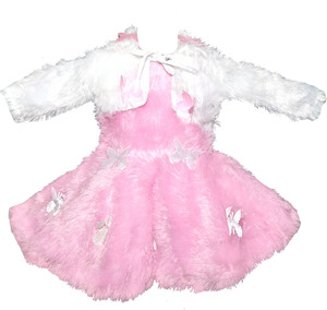 rg collection baby girls casual dress jacket pink