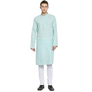 RG DESIGNERS R VASUDEV Solid Cotton Kurta
