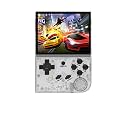 RG35XX Handheld Game Console 64G+128G 3.5 Inch IPS Screen Linux System Retro Video Games Consoles Portable Pocket Video Player 8000+ Games (White Transparent)