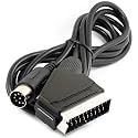 for RGB SCART TV AV Cable for Sega Genesis Megadrive 1 MD1 About 1.8 Meter 6FT (8Pins, PAL-D)