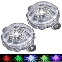 RGB Star Light for Bikes &amp; Cars | 12V Waterproof Underglow LED Kit with Flash Mode | Vehicle Decoration Light (Pack of 2)