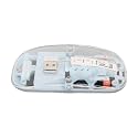 RGB Wireless Mouse, Wireless Mouse ABS Rechargeable 400mAh 2400 DPI for Working (Blue)