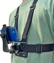 RGV Mobile Phone Chest Strap Mount GoPro Chest Harness Holder for VLOG/POV Strap