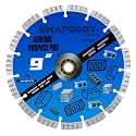 RHAPSODY 9Inch Diamond Saw Blade,Turbo Segmented General Purpose Blade