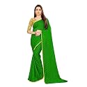 Rhey Women's Chiffon Saree With Blouse Piece