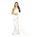 Rhey Women's Chiffon Saree With Blouse Piece