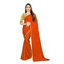 Rhey Women's Chiffon Saree With Blouse Piece