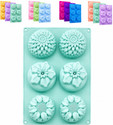 RHHG E COM Silicone Flower Shaped Ice