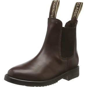 rhinegold childrens classic leather jodhpur boots
