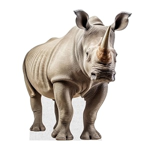 Rhino - Life Size Cardboard Cutout Standup