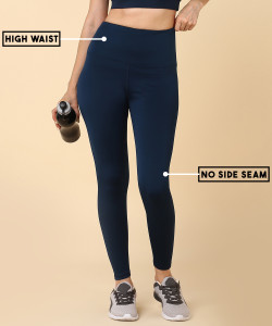 rhino rage solid women dark blue tights