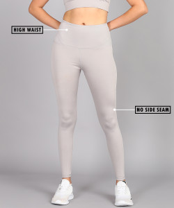 rhino rage solid women grey tights
