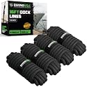 Rhino USA 1/2" x 16' Dock Lines - Docking Rope for Boats, Jet Skis &amp; Kayaks