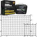 Rhino USA Bungee Cargo Net Set - Truck Bed Net with Carabiners & Case