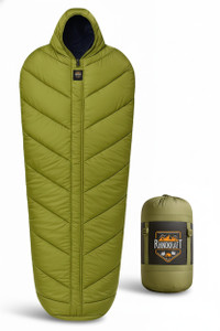 rhinokraft nomad olive mummy  820c comfort  15kg lightweight  7-ft plus  compact sleeping bag