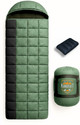 RHINOKraft Rectangular Shape | Warm Anti Fleece liner | Ideal for Adult upto 5.8 Ft Sleeping Bag