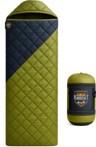 rhinokraft sentinel fur-lined warmth for 520c fits up to 510 quilted rectangular sleeping bag