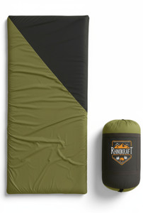 rhinokraft spartan olive rectangular lightweight 13kg  comfort 12celcius  double side sleeping bag