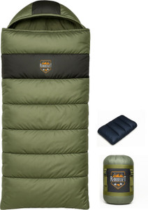 rhinokraft ultra light 0 degree envelope reliance cotton fibre olive sleeping bag