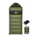 RHINOKraft Ultra Light 0 Degree Envelope Reliance Cotton Fibre Olive Sleeping Bag