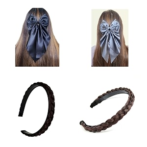 synthetic hair braided hair band 2 plaited headband for women amp girls fashion hair accessory