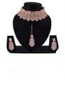 Rhymee Alloy Rhodium Rose Gold Jewellery Set