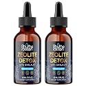 Rhytherolixian Zeolite Detox | Heavy Metal Detox & Shilajit Mineral | Fulvic Humic Acid | Grape Flavor | Vegan Liquid Drops Supplement (2 fl oz) -2 Pack