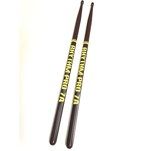 drum stick 7a premium quality matte brown finish light weight for drums amp octapads with carry pouch free